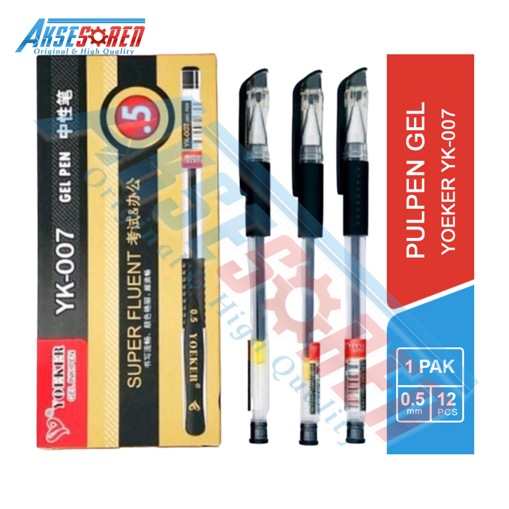 

Aksesoren Pulpen Gel 1 Pack Haris [H-802/0.5mm] / Bolpoin Bulpoin Bulpen Bolpen Balpoint Balpen Bolpoint Jel 1 Pack Murah / Ball Pen Pena Warna Hitam Biru Merah 1 Pak