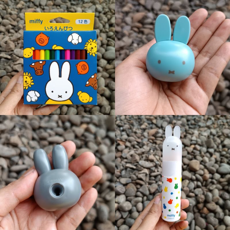 

Seria Daiso Watts Japan - Pensil Warna Pengserut Pencil Case Miffy