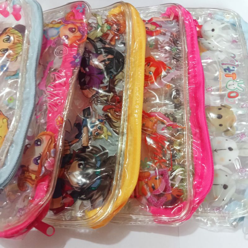 

[COD] 1Pcs tempat pensil plastik / Kotak Pensil Plastik - Motif kartun