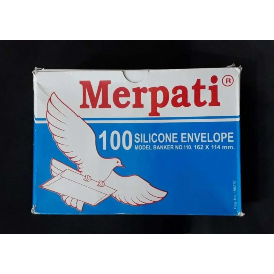 

[1 Kotak] Amplop Putih Merpati 90 110 Panjang Pendek 100 Lembar 162 x 114 mm 229 x 110 mm