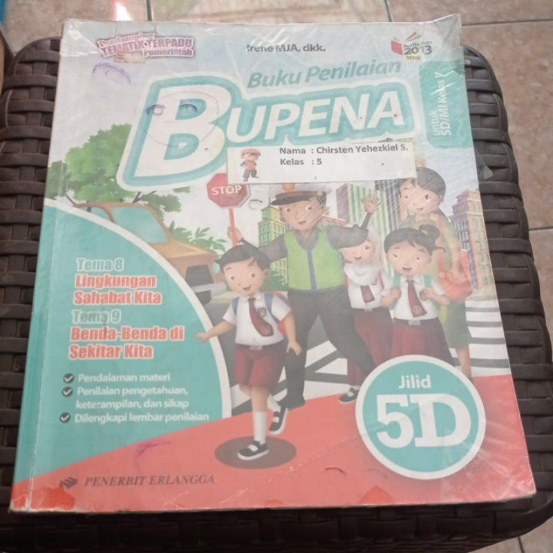 Buku Bekas Bupena 5D kurikulum 2013 Revisi