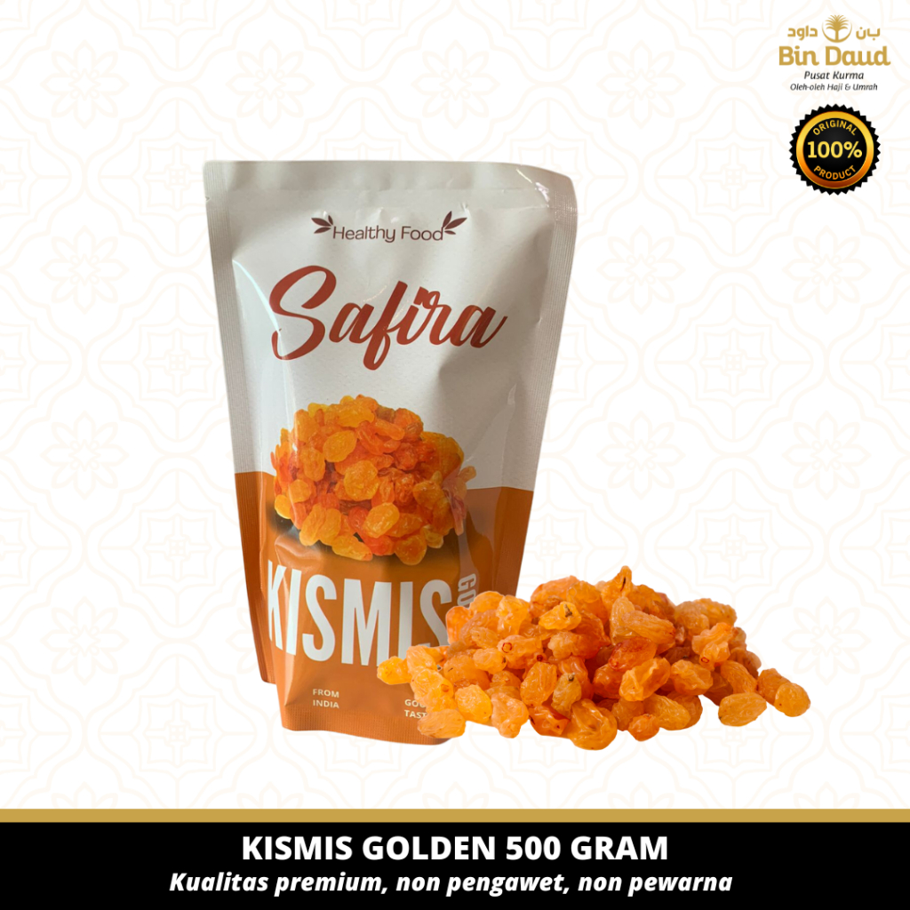 

Kismis Golden Safira Premium Organik Original 100% Organic