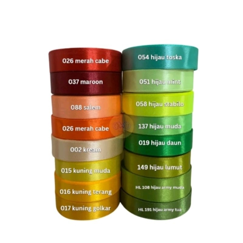 

Pita satin 2,5 cm ( 1 inci ) import