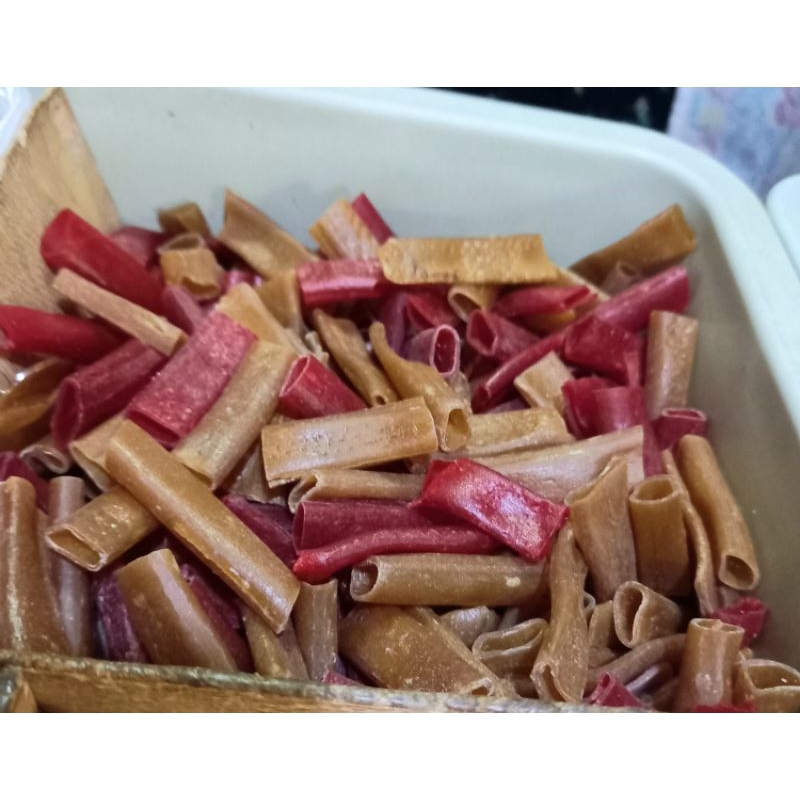 

[1KG] Krupuk Mentah/ Krupuk Krecek Polong Kecil Kualitas Premium