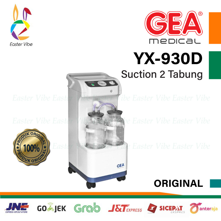 GEA YX 930D ALAT SEDOT DAHAK / LENDIR SUCTION PUMP 2 TABUNG
