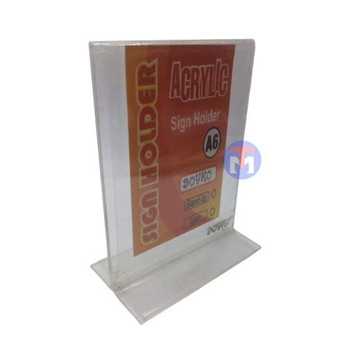 

Acrylic Sign Holder A6 2 Kaki