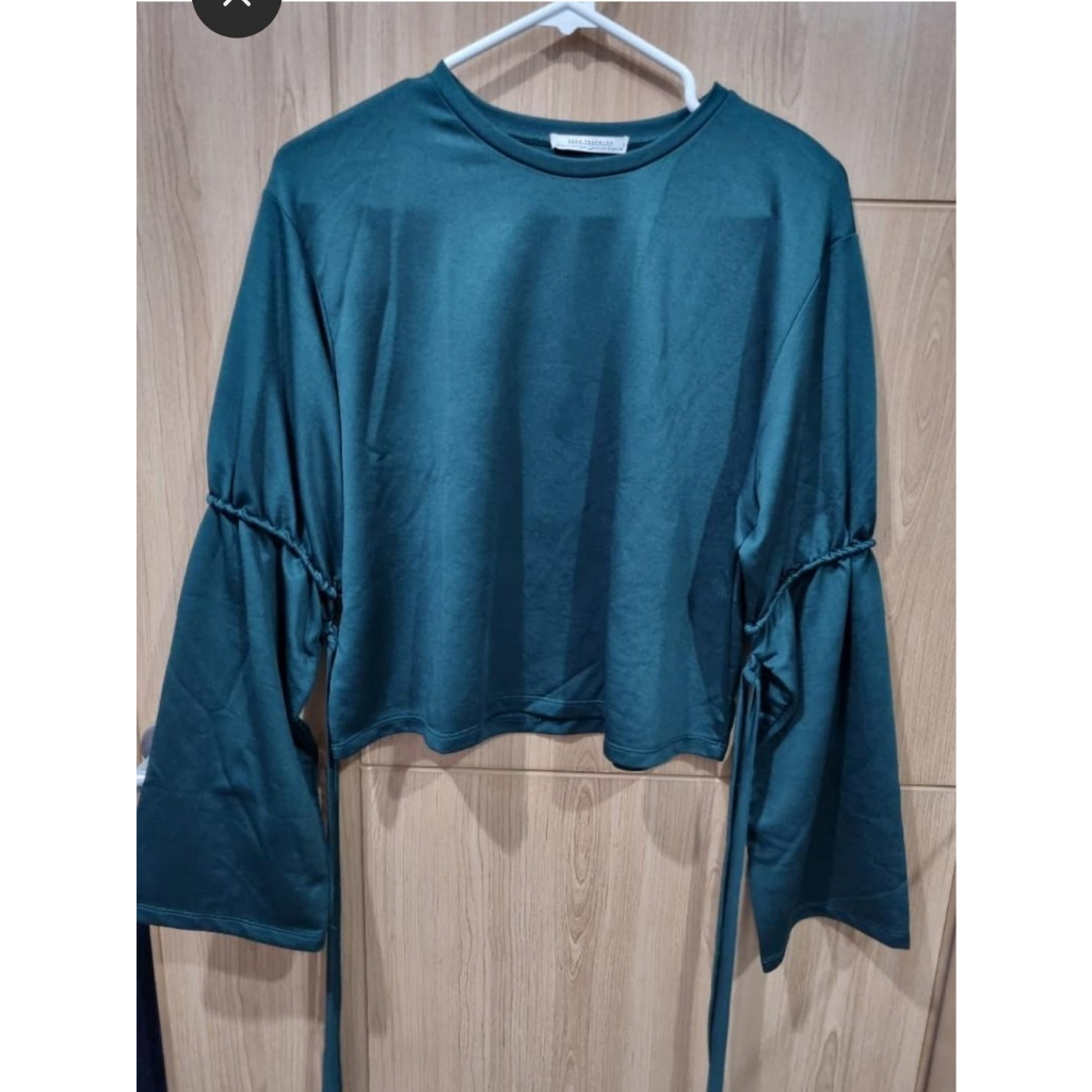 ZARA emerald top