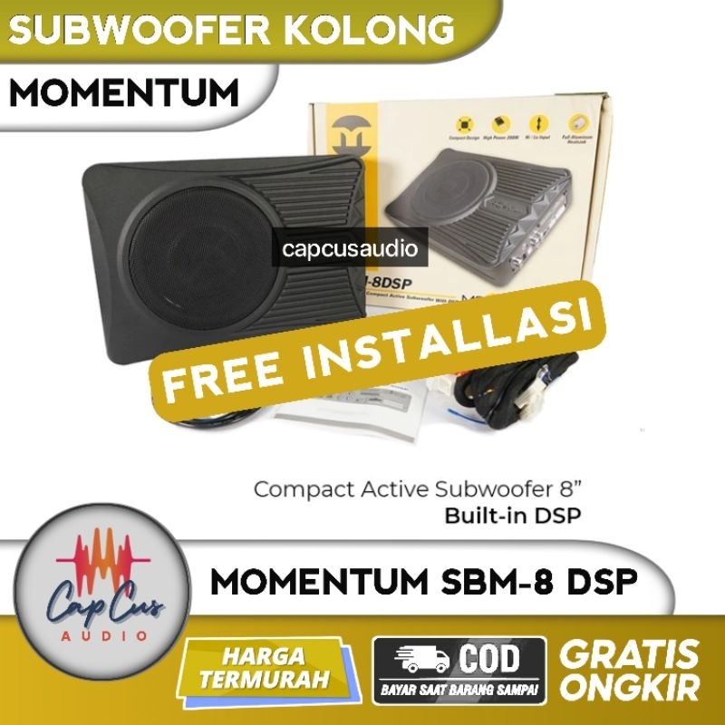 SUBWOOFER KOLONG MOMENTUM SBM 8 DSP / PROCESSOR MOMENTUM SBM 8 DSP