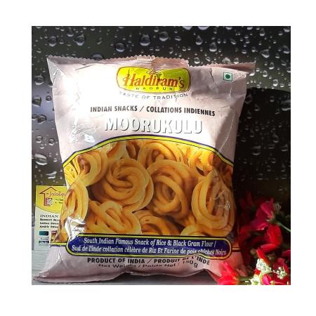 

Snack Import HALDIRAMS MOORUKULU 150gr / Snack India