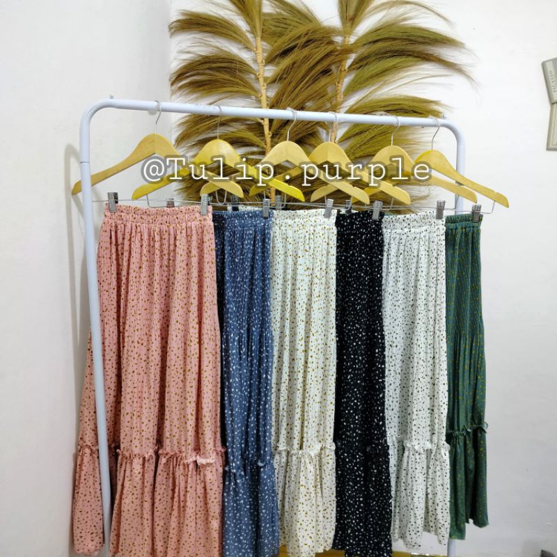 ROK TUTU PREMIUM// ROK WANITA MOTIF TABUR EMAS//TERBARU