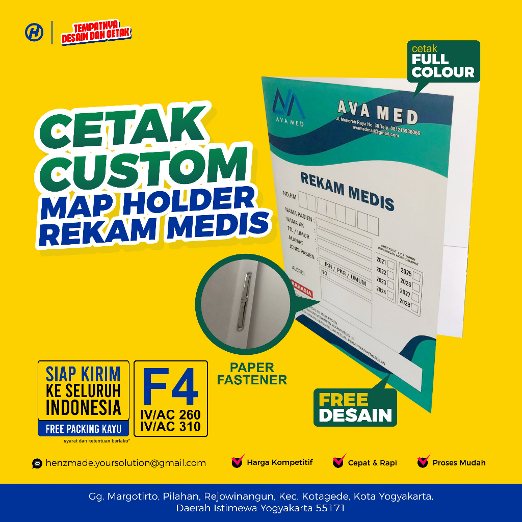 

CETAK STOPMAP REKAM MEDIS MAP HOLDER REKAM MEDIC CUSTOM DESAIN