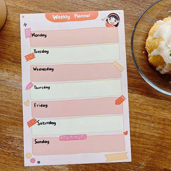 

Stiker Weekly Planner