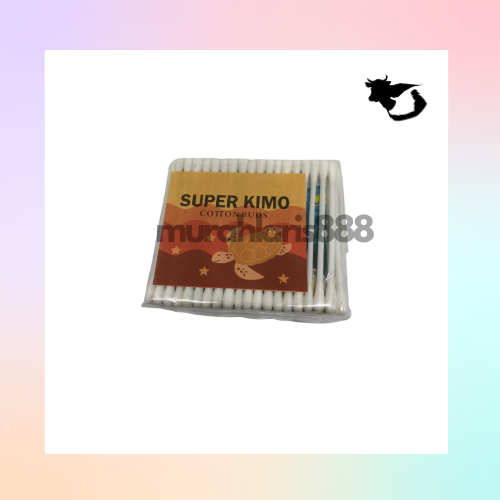 Cotton Bud BABY SUPER KKIMO isi 100 Sticks / Pembersih Telinga Korek Kuping Kapas Besar / Makeup Kos