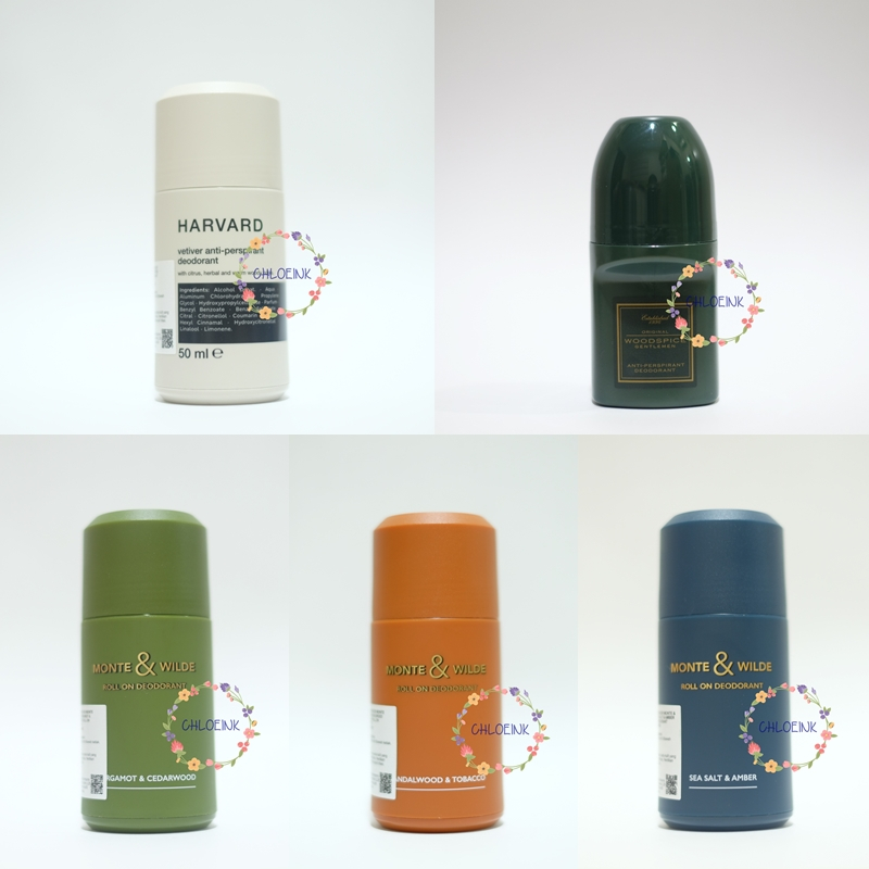 NEW  M4RKS SP3NC3R ANTI PERSPIRANT ROLL ON DEODORANT HARVARD SEA SALT AMBER BERGAMOT CEDARWOOD SANDA