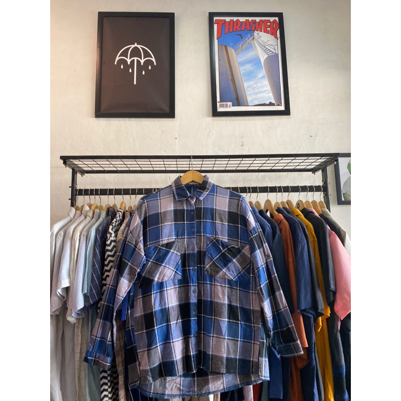 DOUBLE POCKET - FLANEL SHIRT