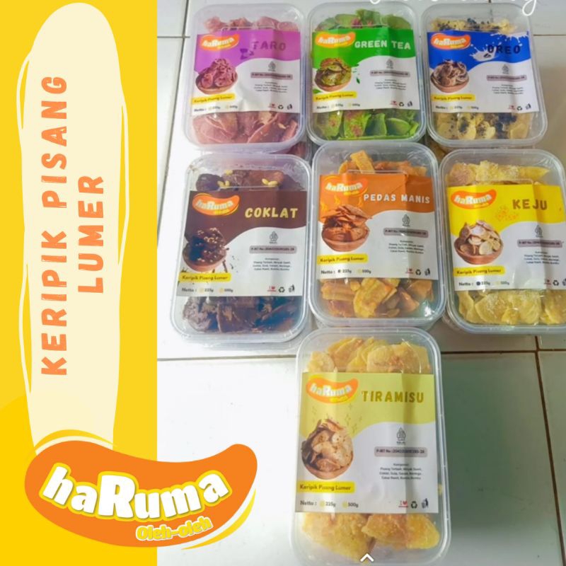 

KERIPIK PISANG LUMER/ CAMILAN/SNACK/HARUMA