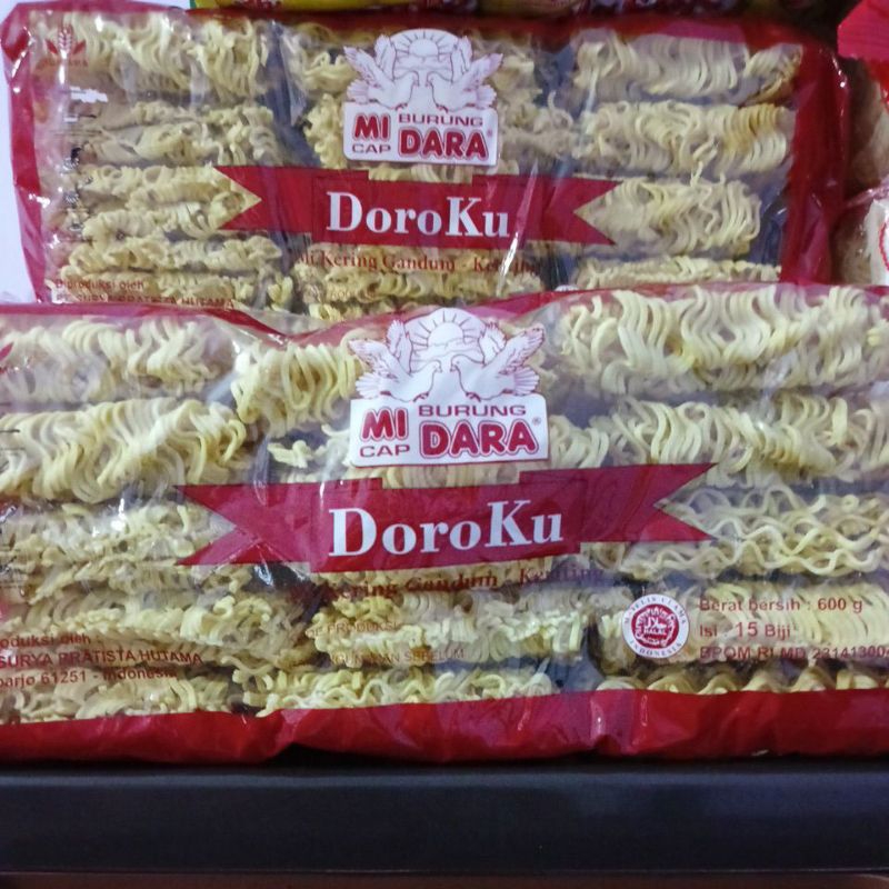 

Doroku Mie kering gandum - keriting