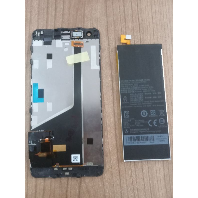 touchscreen lcd frame dan baterai luna v55c original