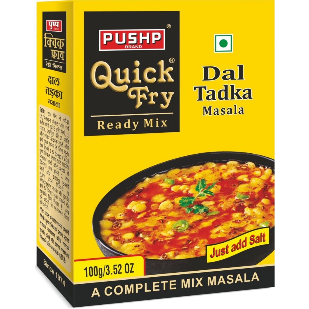 

DAL TADKA MASALA QUICK FRY PUSHP 100G / Ready Mix / Siap Masak