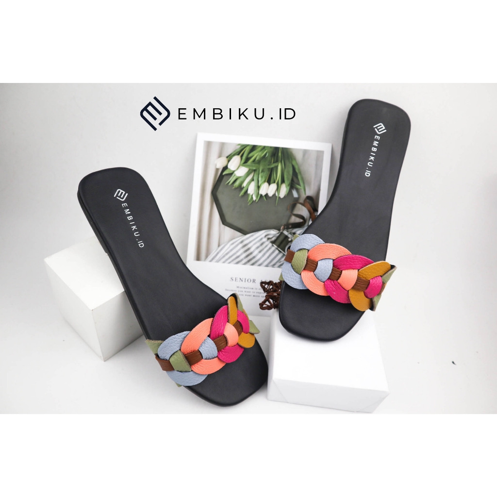 Sandal Kulit Wanita Asli Garut / Sandal Papirut Kulit Asli Garut