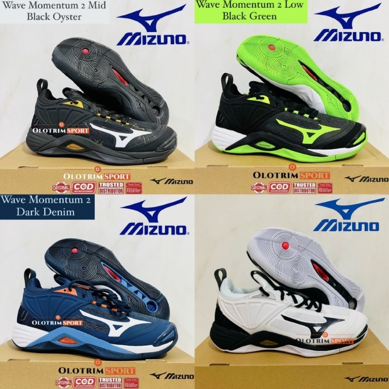 Sepatu Voli MIZUNO WAVE MOMENTUM 2 LOW Original