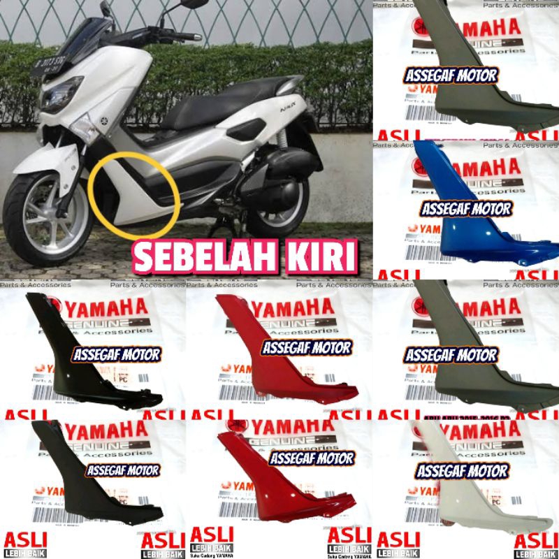 Mole side Cover sayap body bawah NMAX N MAX Old lama 2015-2019 kiri Original Yamaha