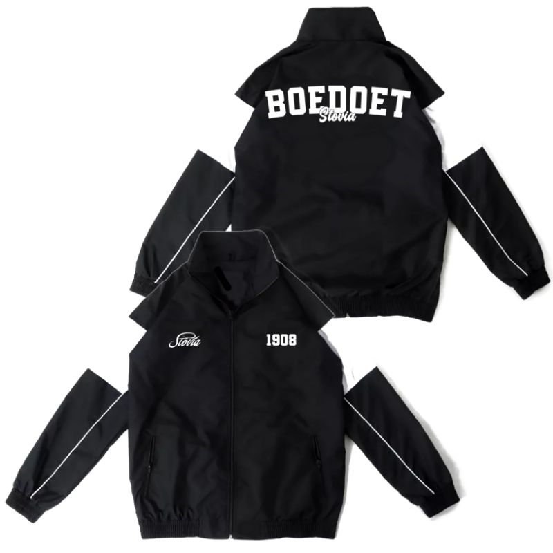 Jaket Tracktop Track Suit Boedi Oetomo Jakarta Pelajar STM BOEDOET Taslan