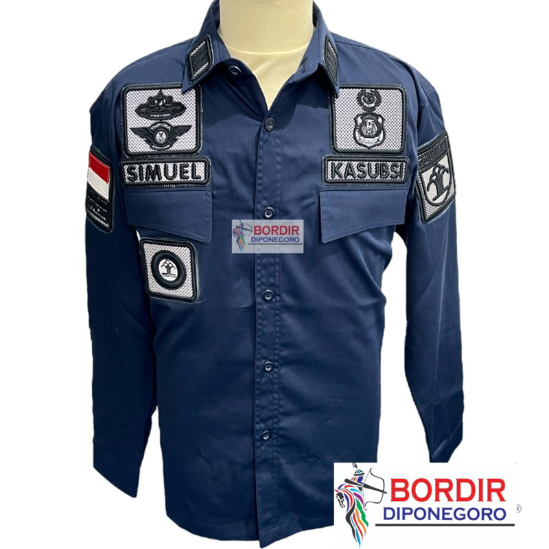 KEMEJA TACTICAL IMIGRASI | SERAGAM IMIGRASI TACTICAL WOOL PREMIUM KUMHAM MAROON SUPER ISTIMEWA | BAJ