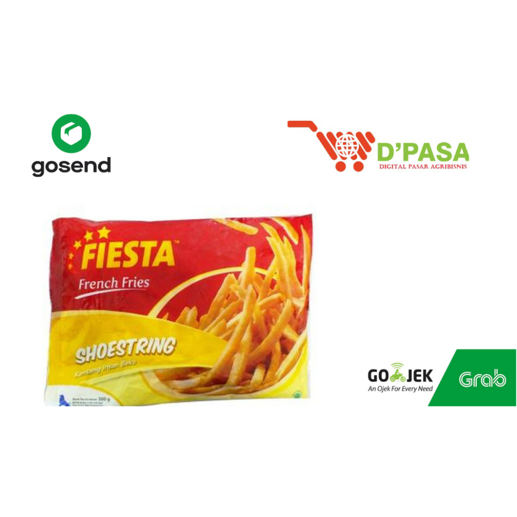 

KIRIM INSTAN Kentang Shoestring Fiesta 500gr French Fries Frozen Food