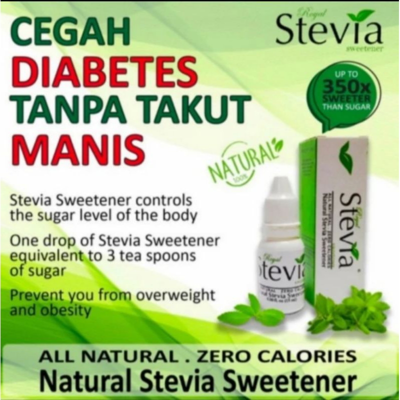 Stevia Royal Sweetener Pemanis Alami Pengganti Gula 0 Kalori