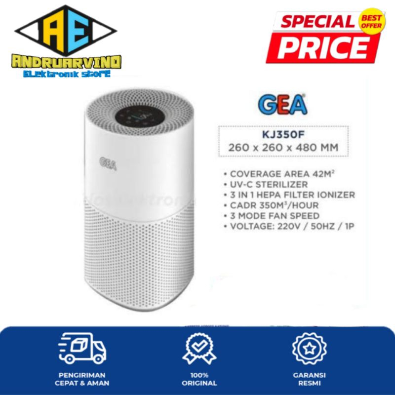 GEA KJ350F Air Purifier UV-C / Pembersih Udara UV-C GEA KJ350F