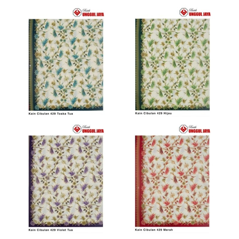 KAIN  BATIK UNGGUL JAYA CIBULAN 429// UNGGUL JAYA PRIMISIMA