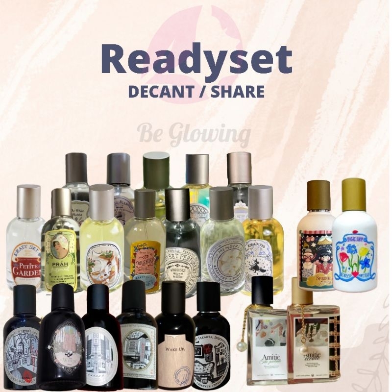 Decant Readyset PART 1 - Koriko 1950 Windrises Tea Time Yokshire Memoire 21 Petite Garden Prah Boule