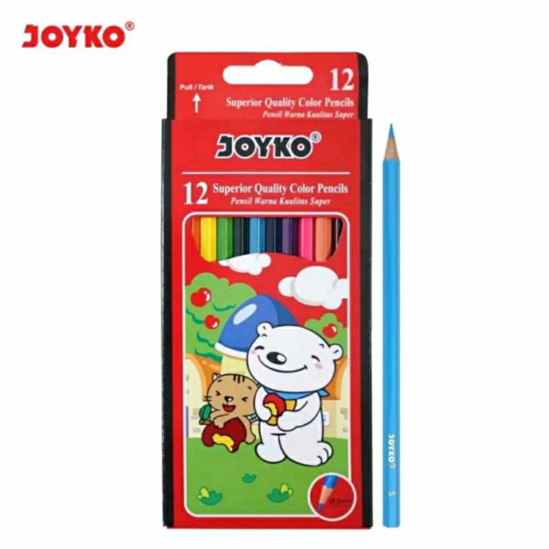 

Kanami | Pensil Warna Gambar Drawing Color Pencil 12 Colors, 24, 36 Warna Joyko.