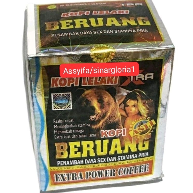 

BERUANG KOPI INSTAN COFFEE kopi bubuk asli pria mantap kopiberuang