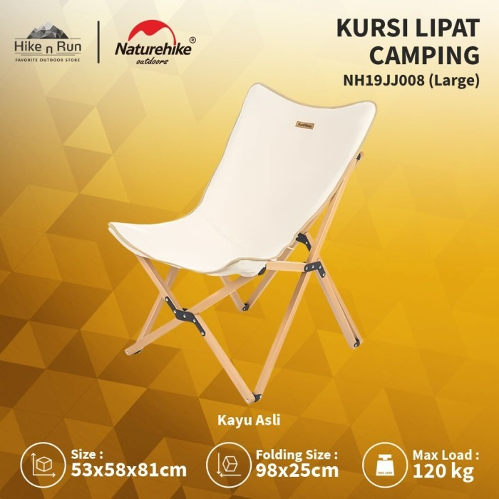 Naturehike Kursi Lipat Camping Large NH19JJ008 Folding Chair