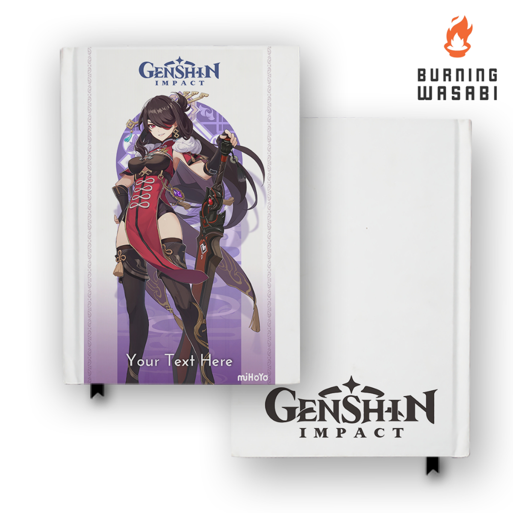 

Buku Catatan Notebook Genshin Impact Beidou Custom Nama Agenda Jurnal Diary Hardcover A5 A6
