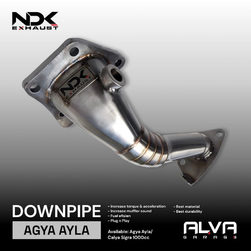 Knalpot NDK Exhaust Knalpot Ayla 1000cc Agya 1000cc NDK Knalpot Racing NDK Downpipe Ayla NDK REsonat