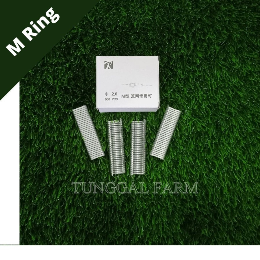 M RING /C RING / ISI STAPLES KANDANG BATERAI/ ALAT TERNAK AYAM
