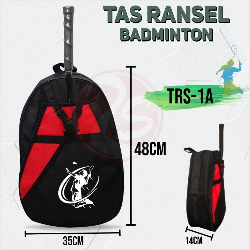 Tas raket ransel badminton tas raket bulutangkis tas badminton 3seleting tas raket