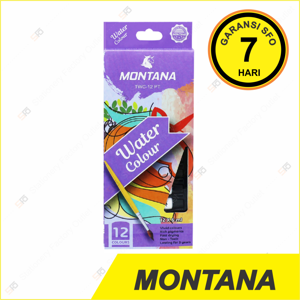 

Cat Air Montana 6ml isi 12 - Watercolour TWC-12PT