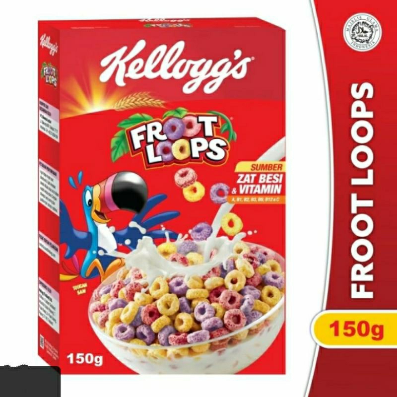 

Kellogg's sereal sarapan Froot Loops 150g