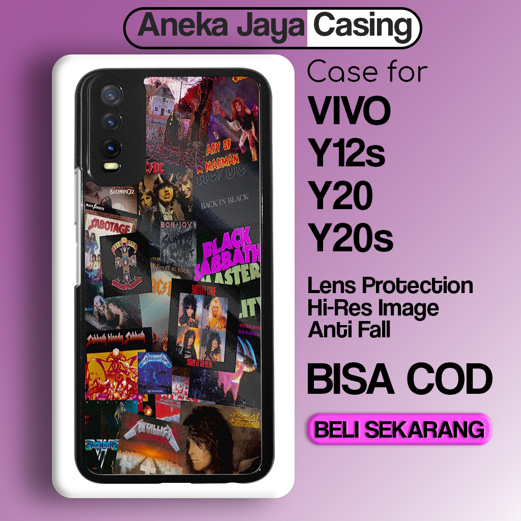 Case Vivo Y12S Y20 Y20S Casing Vivo Y20 Motif Band 04 Aneka case Casing Hp Case Sofcase Case Hp Casi