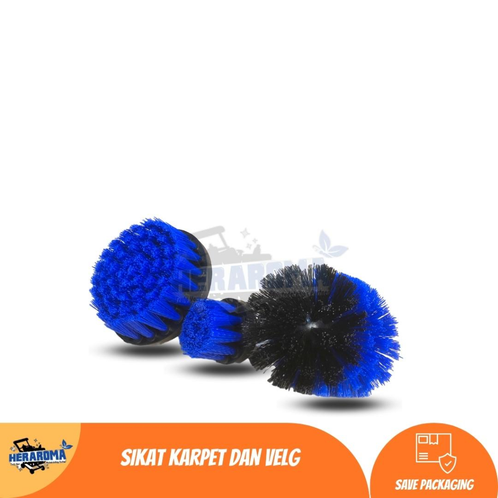 Sikat karpet & velg model bor medium brush