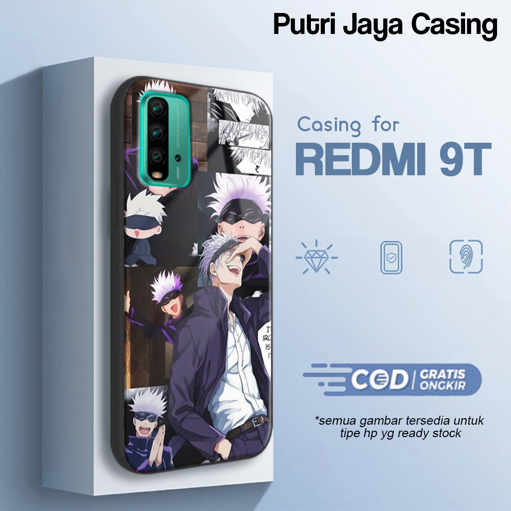 Case Redmi 9T Terbaru AnimeGojo02 Casing Redmi 9T Hardcase Softcase Glossy Kesing Terlaris PutriCase