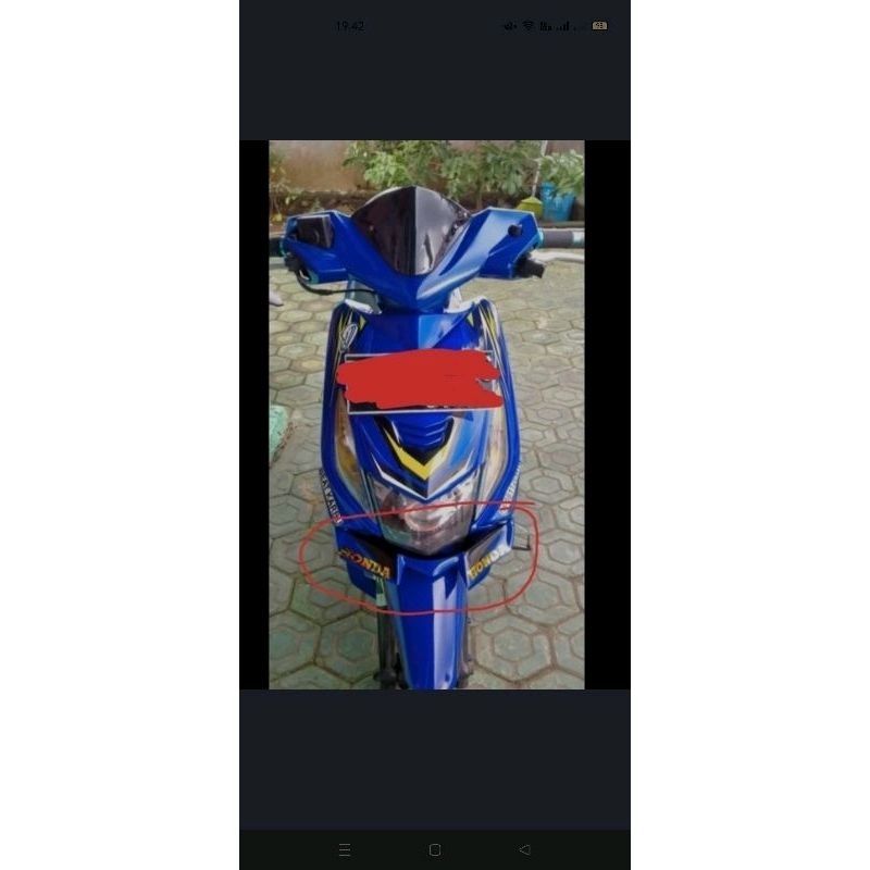 Variasi winglet honda beat karbu