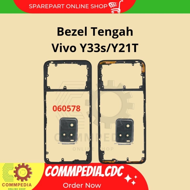 Bezel Tengah Vivo Y33s/Y21t