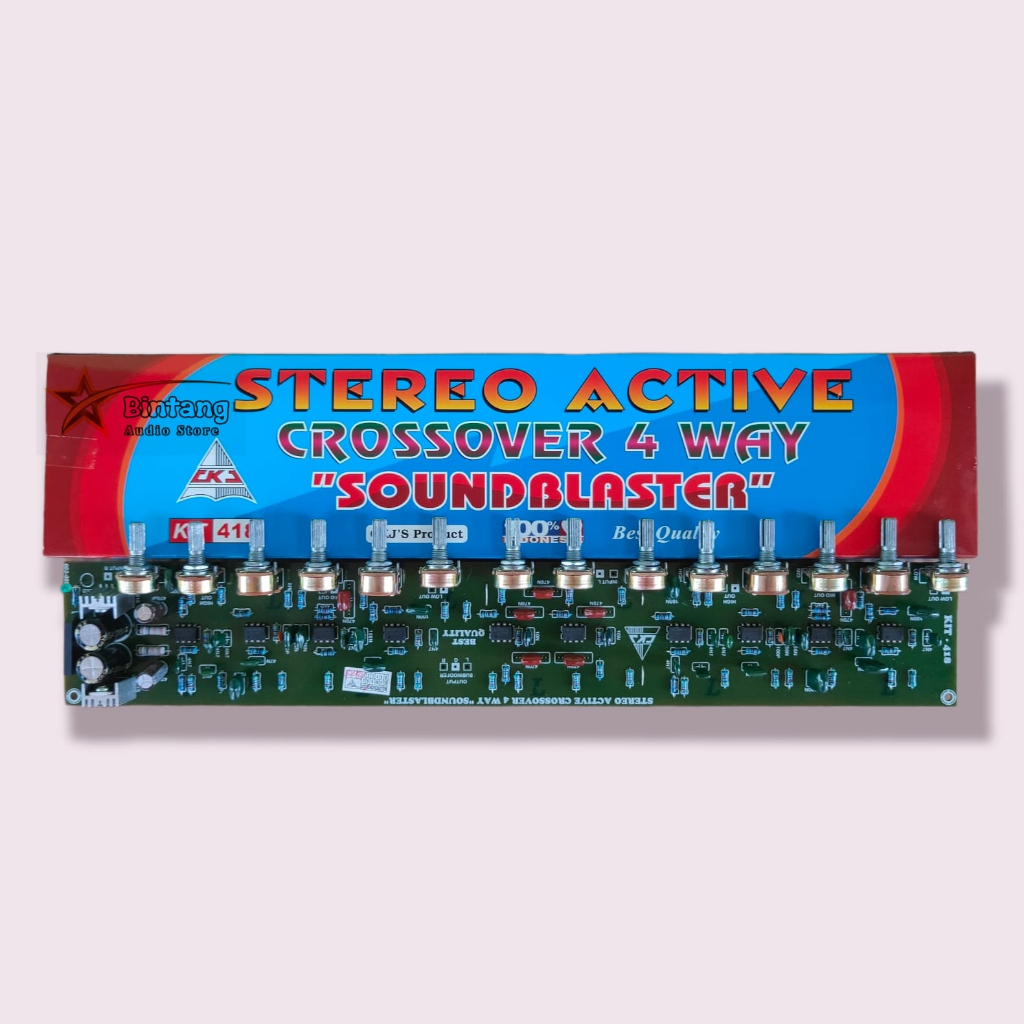 KIT CROSSOVER 4 WAY DRIVE RACK plus SUBWOOFER terbaik KIT 418 SOUNDBLASTER CKJ Produk