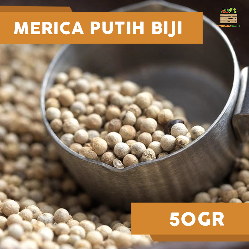 

Merica Putih Biji | 50gr (Kota Bandung & Sekitar)