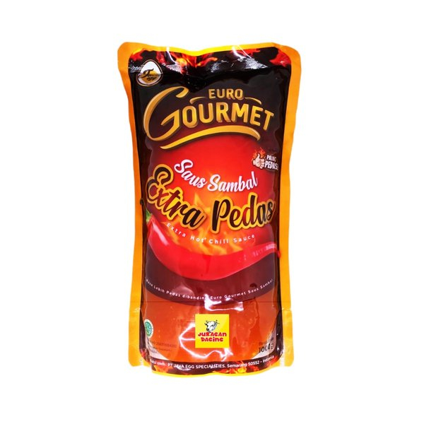 

Saus Sambal Extra Pedas EURO GOURMET 1 kg - Sangat Pedas